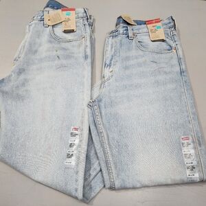 Mens 550 Relaxed, painted denim
